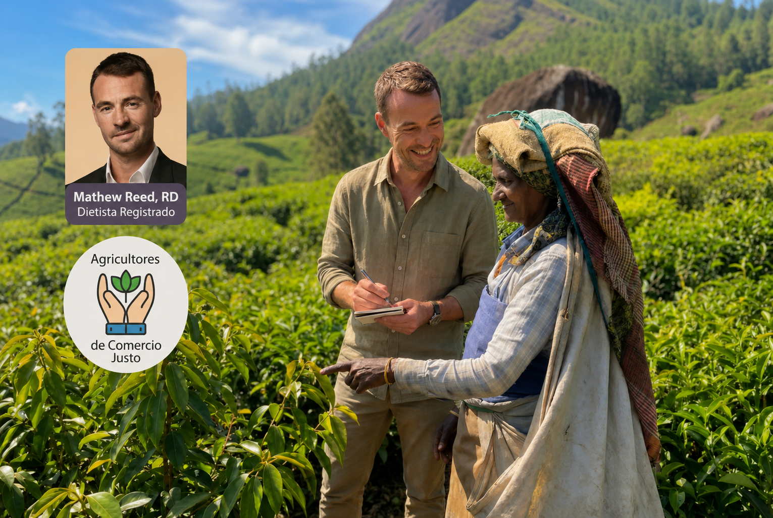 Agricultores de comercio justo de canela en Sri Lanka